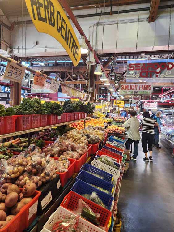 vegetables at public market